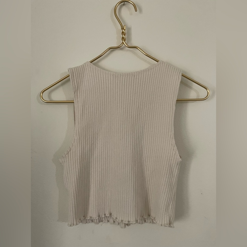 Brandy Melville/ Cropped Vneck Basic - image 7